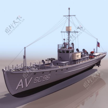SUBCHS船模型05
