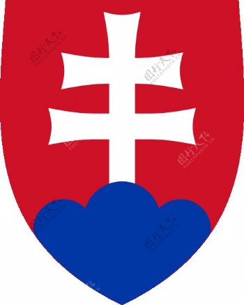 斯洛伐克国徽的剪贴画