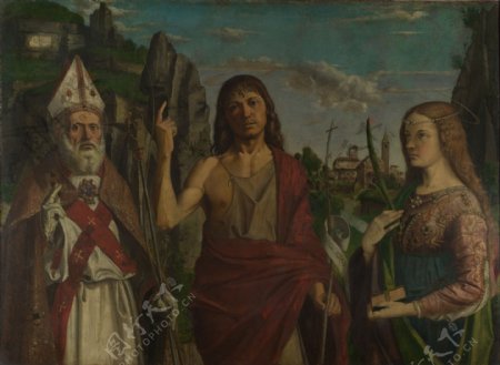 1577658高清西方古典人物宗教人物神话人物巴洛克艺术油画装饰画