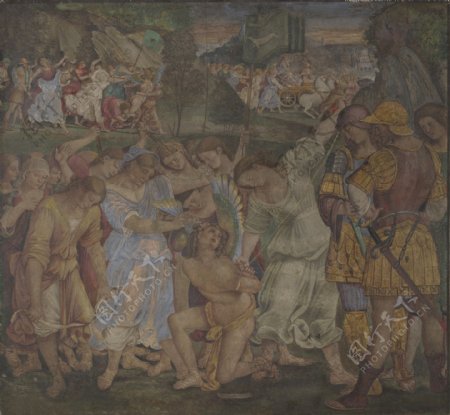 1577647高清西方古典人物宗教人物神话人物巴洛克艺术油画装饰画