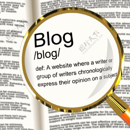 博客网站的博客或博客的定义放大显示