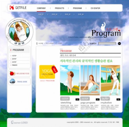 韩国女性娱乐网站模板