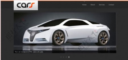 概念汽车展示网页模板