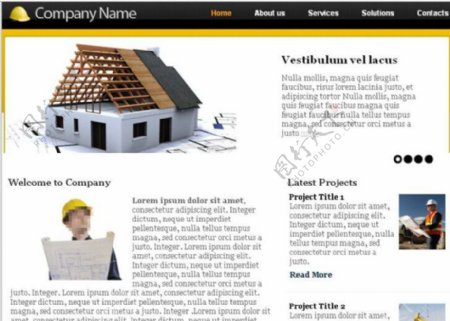 建筑工地企业网站