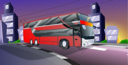 旅游巴士flash动画