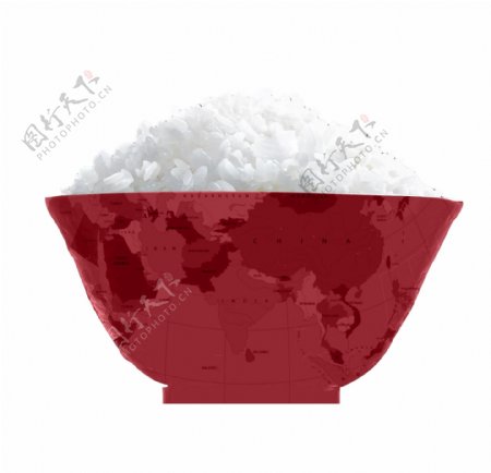 米饭碗图片