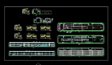 某现代化工厂建筑详细的cad设计图