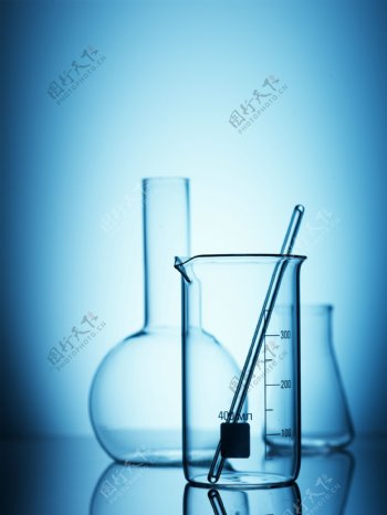 科学实验化学实验烧杯图片