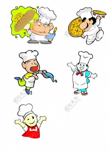 卡通厨师