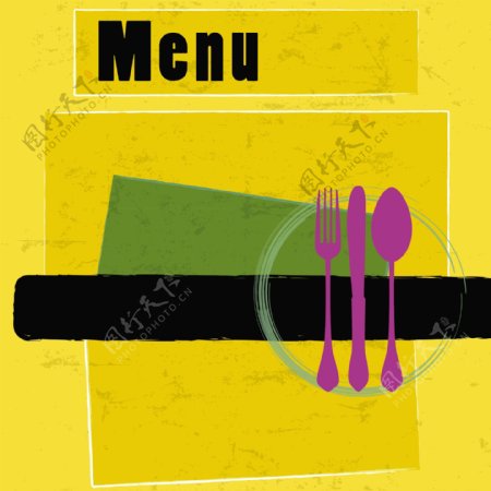 餐厅菜单封面设计图片