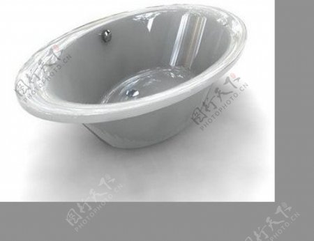 浴缸3d模型卫生间用品装修效果图59