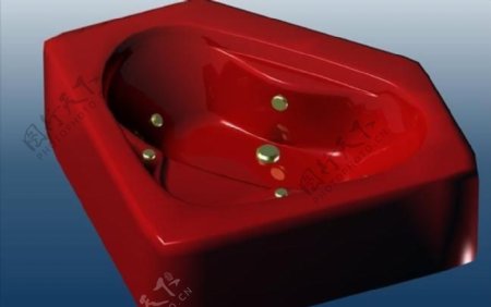 室内装饰设计3D模型之浴缸03