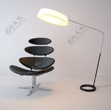 台灯椅子模型设计