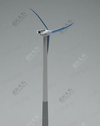 3D发电风车模型