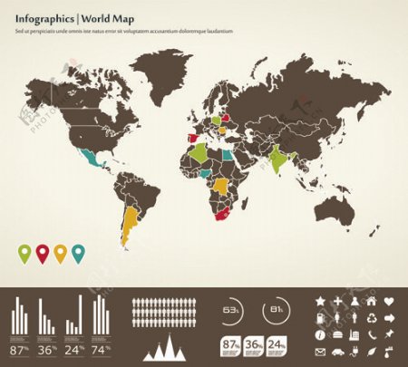 图表和世界地图的创新载体02