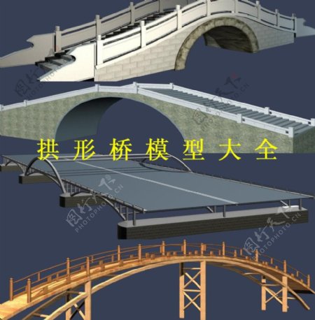 拱形桥模型大全图片