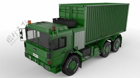 下载拉巴H25ISO集装箱军用卡车