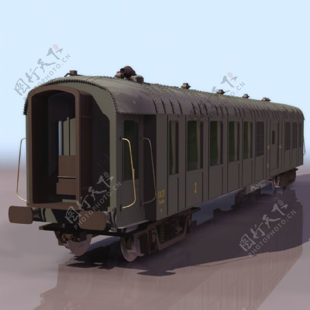火车车箱3D模型