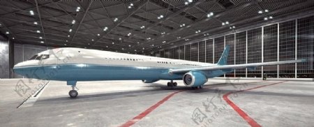 客运飞机模型图片