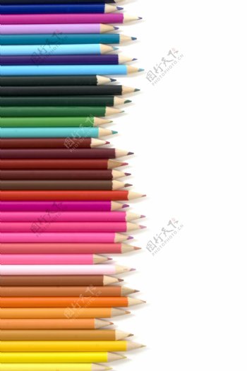 高清创意设计素材彩色铅笔