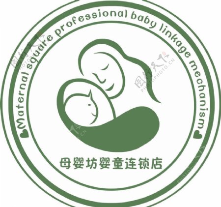 母婴logo设计图片