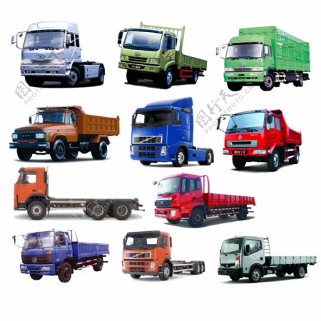 高清卡车高清卡车PSD各种卡车