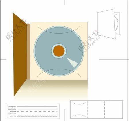 cd包装盒包装图片