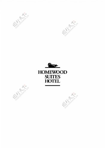 HomewoodSuitesHotellogo设计欣赏HomewoodSuitesHotel著名酒店标志下载标志设计欣赏