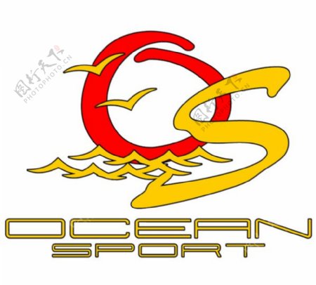 OceanSportlogo设计欣赏OceanSport体育比赛标志下载标志设计欣赏