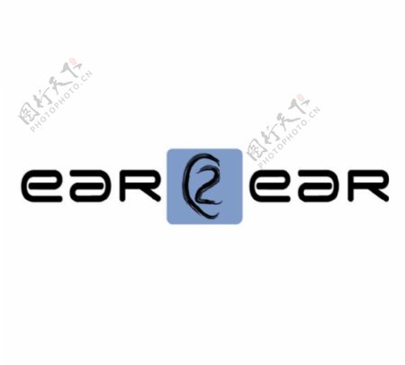 ear2earlogo设计欣赏ear2ear摇滚乐队标志下载标志设计欣赏