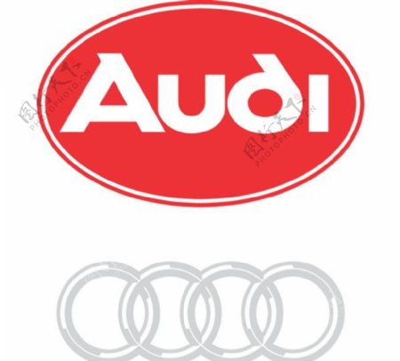 Audi2logo设计欣赏奥迪2标志设计欣赏