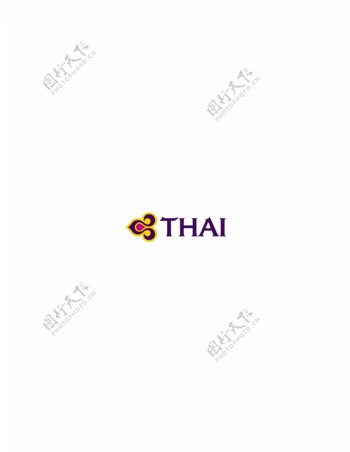 ThaiAirwayslogo设计欣赏ThaiAirways航空标志下载标志设计欣赏