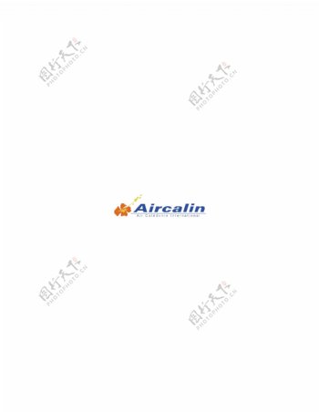 Aircalinlogo设计欣赏Aircalin民航公司标志下载标志设计欣赏