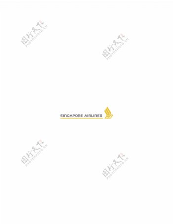 SingaporeAirlineslogo设计欣赏SingaporeAirlines航空标志下载标志设计欣赏