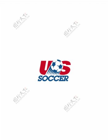 USSoccerlogo设计欣赏职业足球队LOGOUSSoccer下载标志设计欣赏