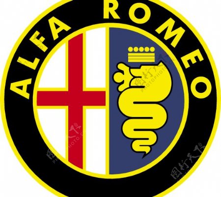 AlfaRomeo2logo设计欣赏阿尔法罗密欧2标志设计欣赏