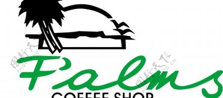 PalmsCoffeeShoplogo设计欣赏棕榈咖啡厅标志设计欣赏