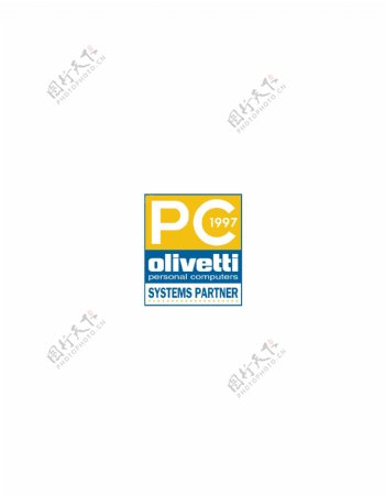 OlivettiPClogo设计欣赏OlivettiPC软件公司标志下载标志设计欣赏