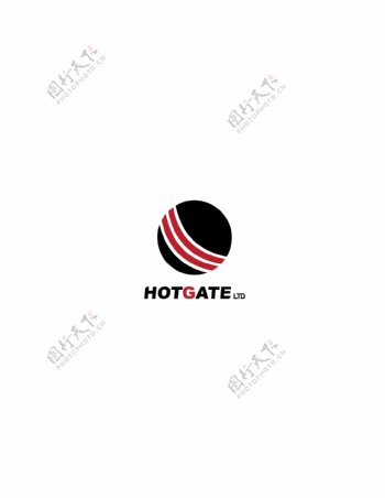 Hotgatelogo设计欣赏Hotgate电脑公司LOGO下载标志设计欣赏