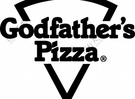 GoodfathersPizzalogo设计欣赏Goodfather的比萨标志设计欣赏