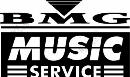 BMGmusicservicelogo设计欣赏BMG公司的音乐服务标志设计欣赏