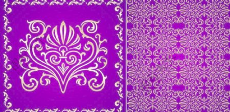 紫色底纹素材图片