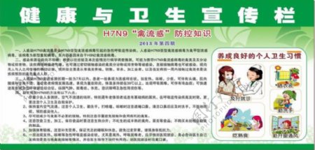 H7N9禽流感海报设计模板