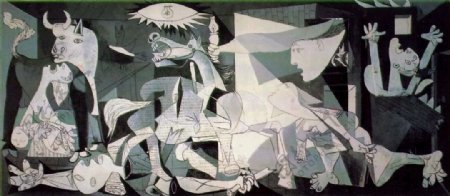 1937Guernica西班牙画家巴勃罗毕加索抽象油画人物人体油画装饰画