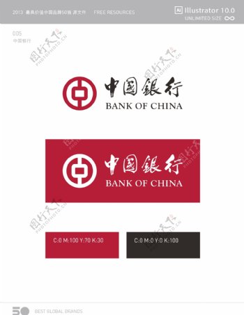2013中国品牌标识的源文件00550中国银行