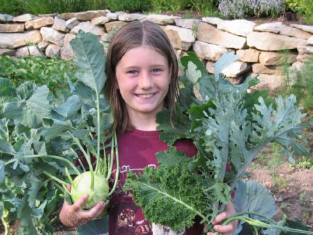 蔬菜小女孩图片
