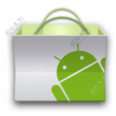 新的Android市场袋图标psd