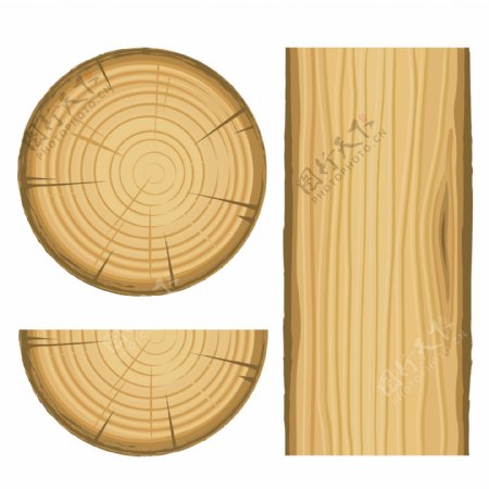 板材木材纹理矢量素材