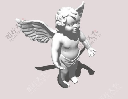 小天使3d模型图片