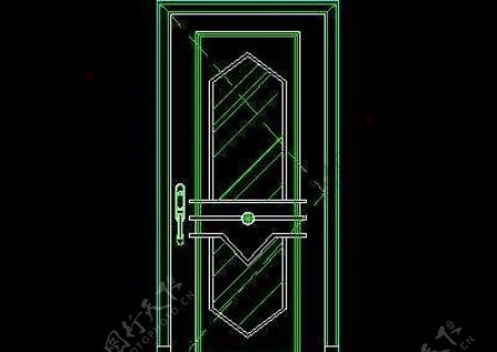 单扇门CAD图块素材13